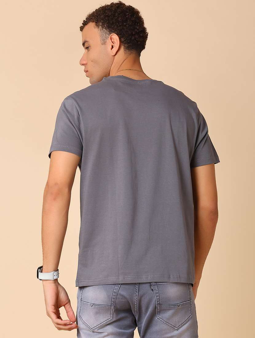 men printed short sleeve regular fit t-shirt - 21952344 -  Standard Image - 2