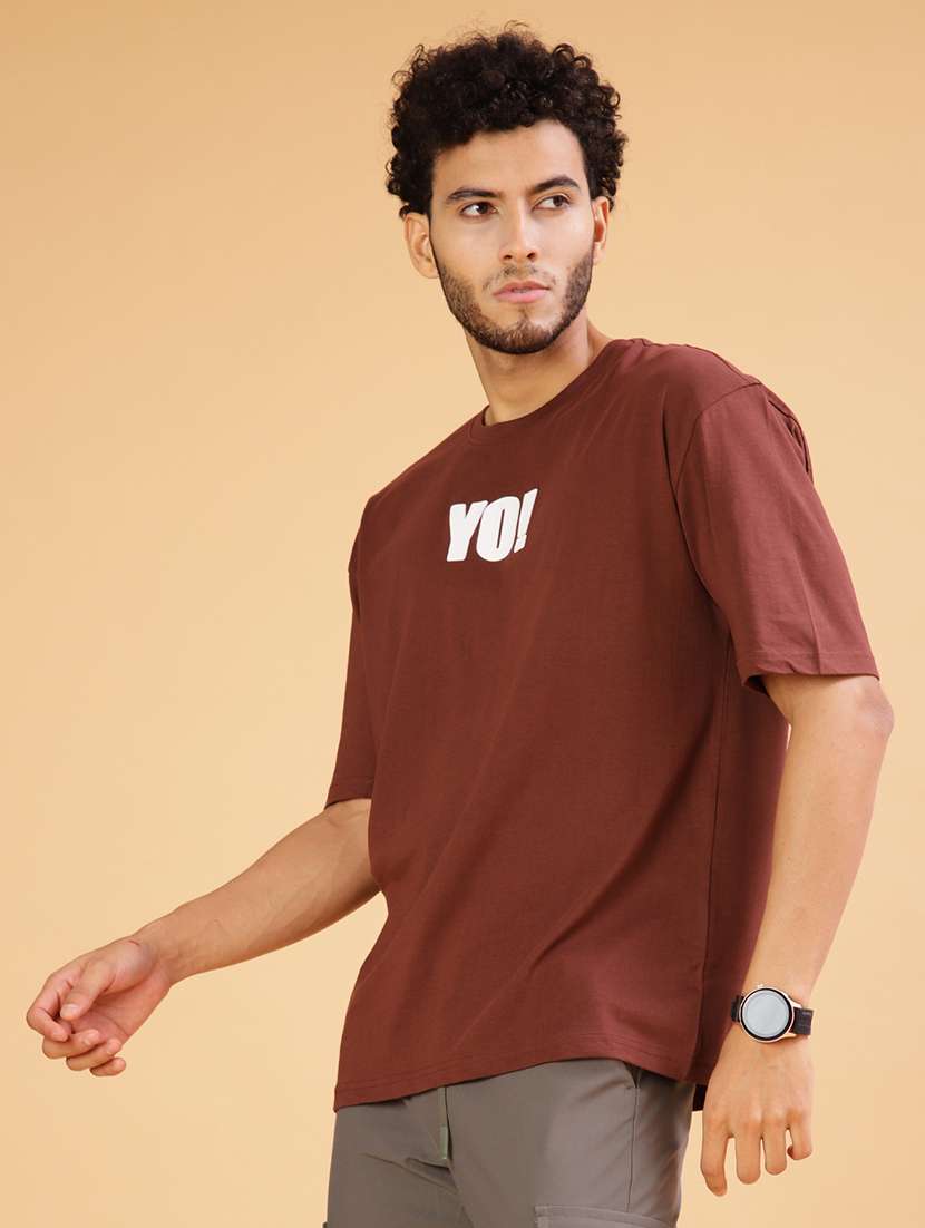 men printed short sleeve loose fit t-shirt - 21952433 -  Standard Image - 2