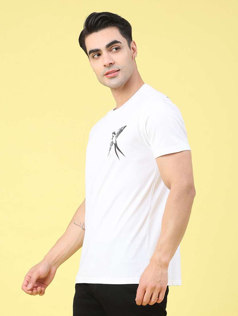 men printed short sleeve regular fit t-shirt - 21952473 -  Standard Image - 2