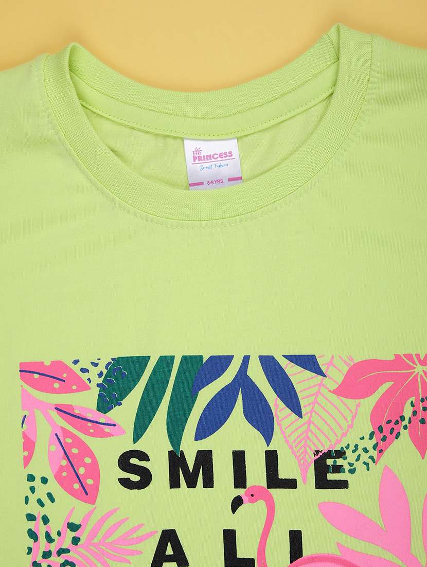 girls printed short sleeve tee - 21953630 -  Standard Image - 2