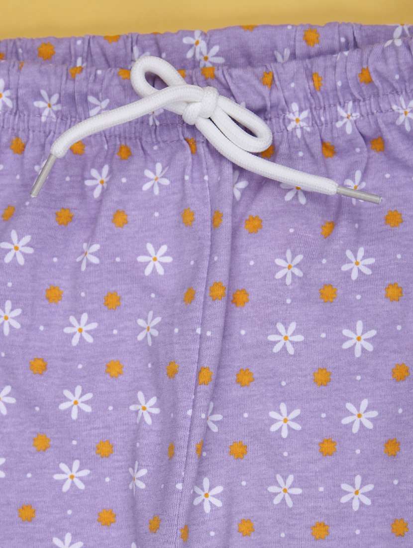 girls printed mid rise pyjama - 21953648 -  Standard Image - 2