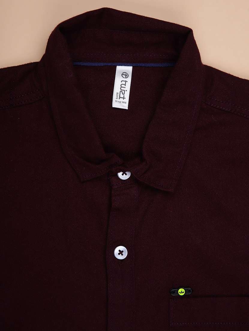 boys solid short sleeve regular fit shirt - 21953851 -  Standard Image - 2
