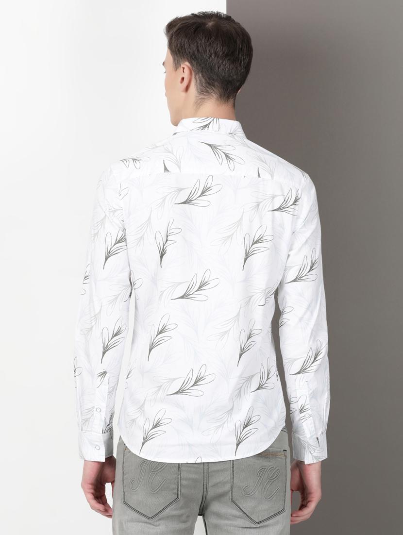 men printed long sleeve regular fit casual shirt - 21954530 - Standard Image - 2