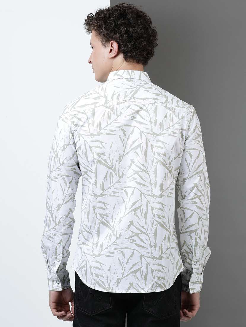 men printed long sleeve regular fit casual shirt - 21954532 -  Standard Image - 2