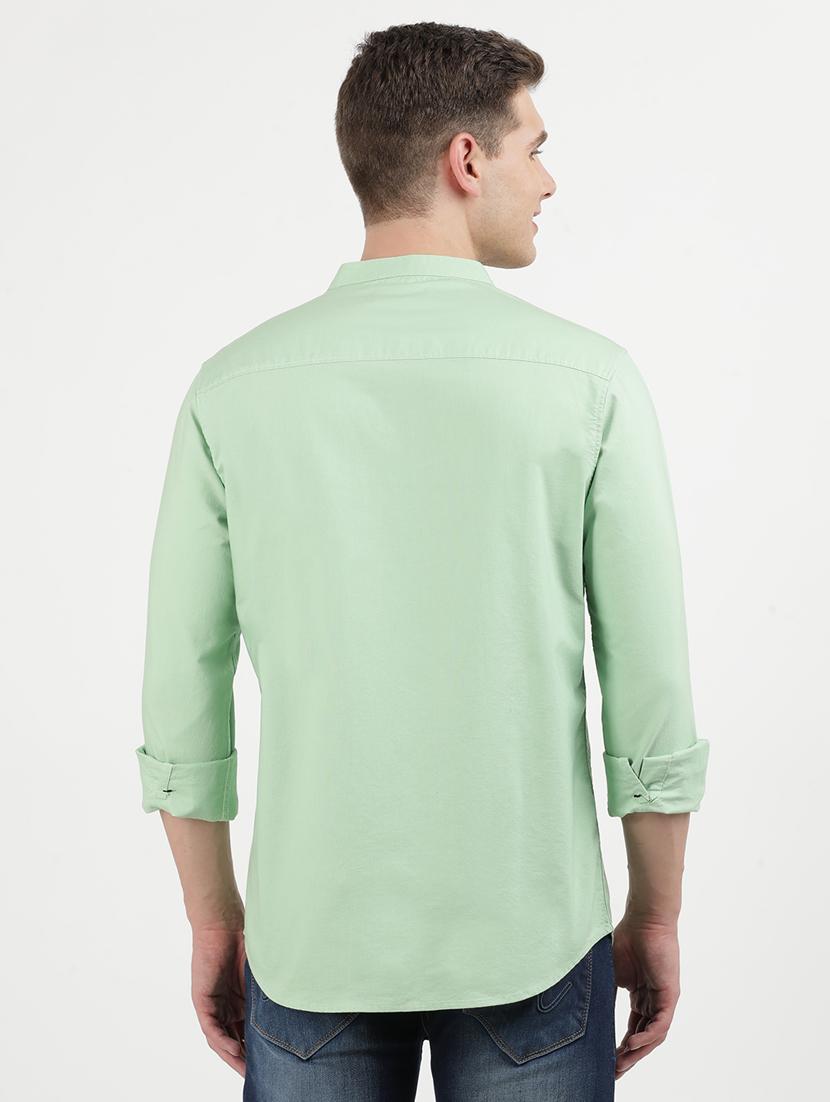 men solid long sleeve regular fit casual shirt - 21954588 - Standard Image - 2