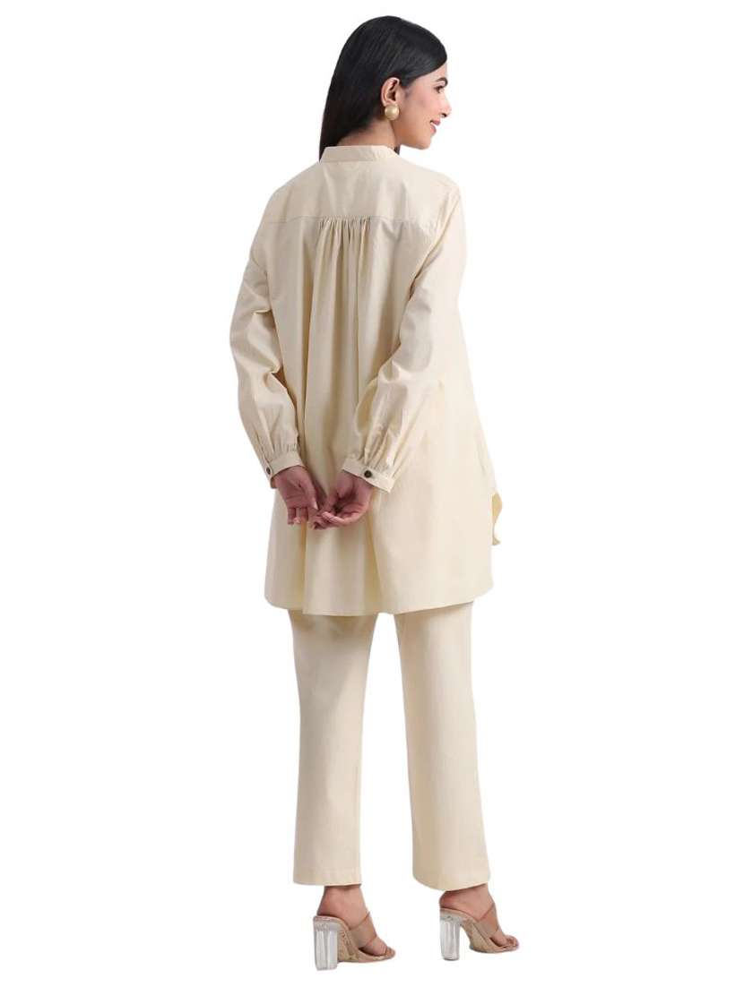 women solid long sleeve ethnic co ord set - 21954621 -  Standard Image - 2