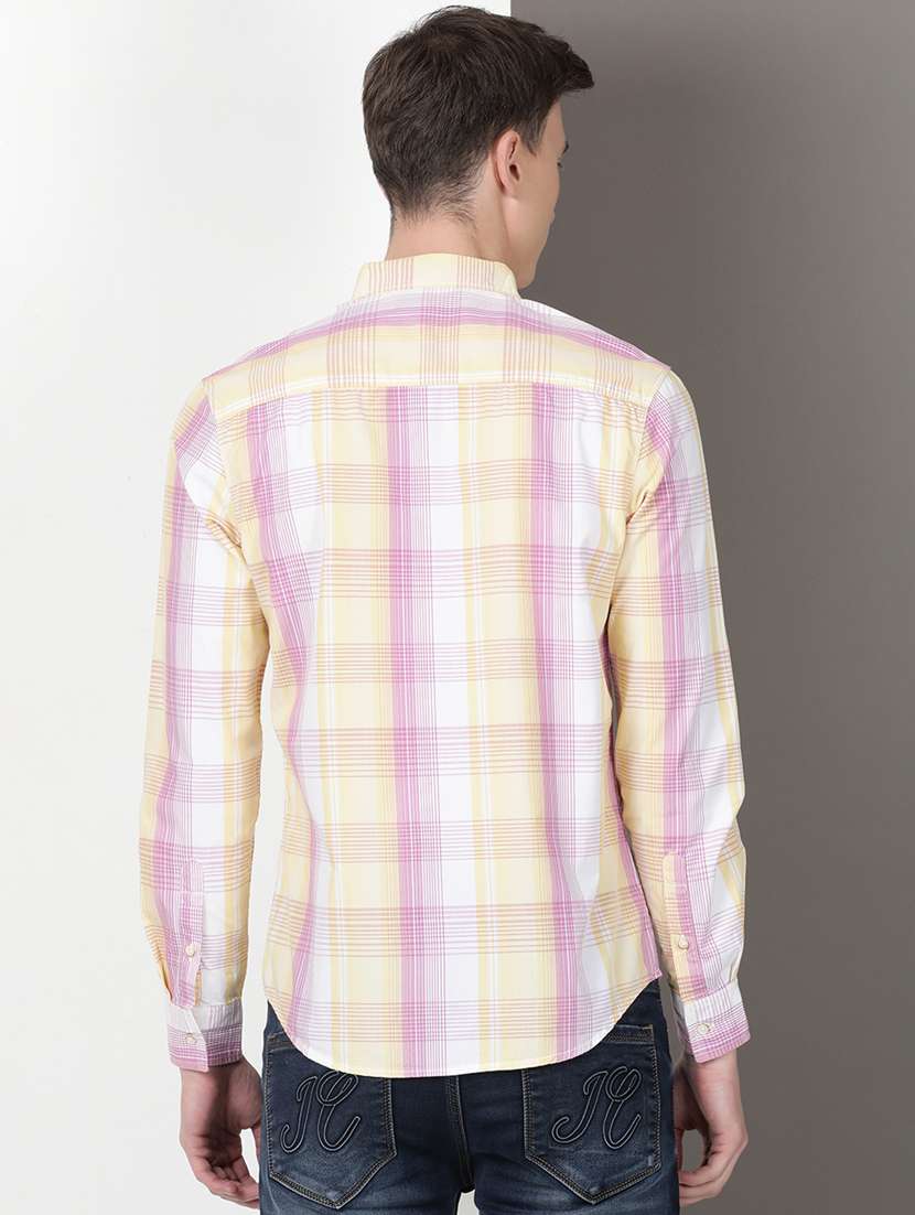 men checkered long sleeve regular fit casual shirt - 21954653 -  Standard Image - 2