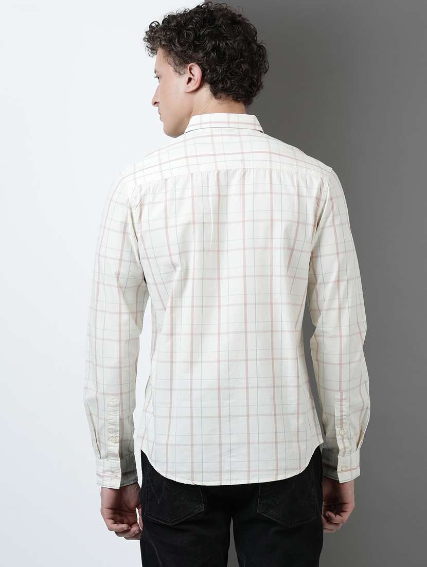 men checkered long sleeve regular fit casual shirt - 21954656 -  Standard Image - 2