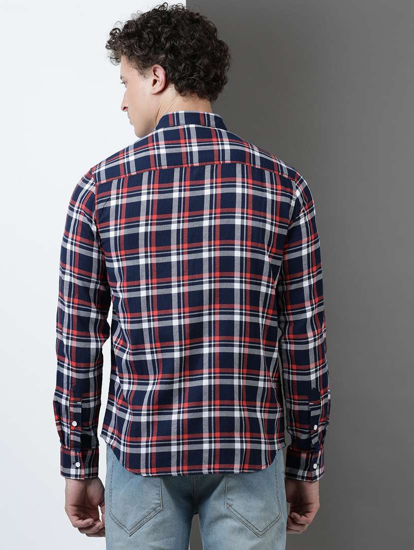 men checkered long sleeve regular fit casual shirt - 21954663 -  Standard Image - 2