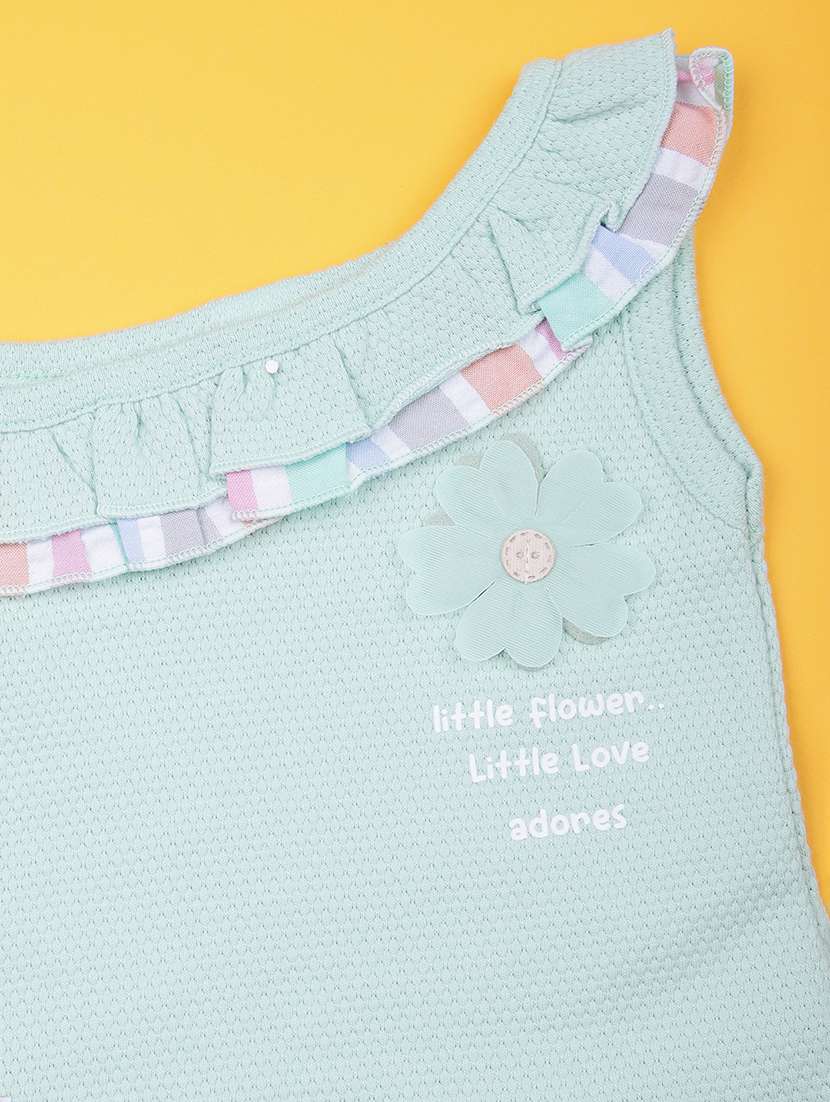 girls striped top & shorts twin set - 21954918 -  Standard Image - 2