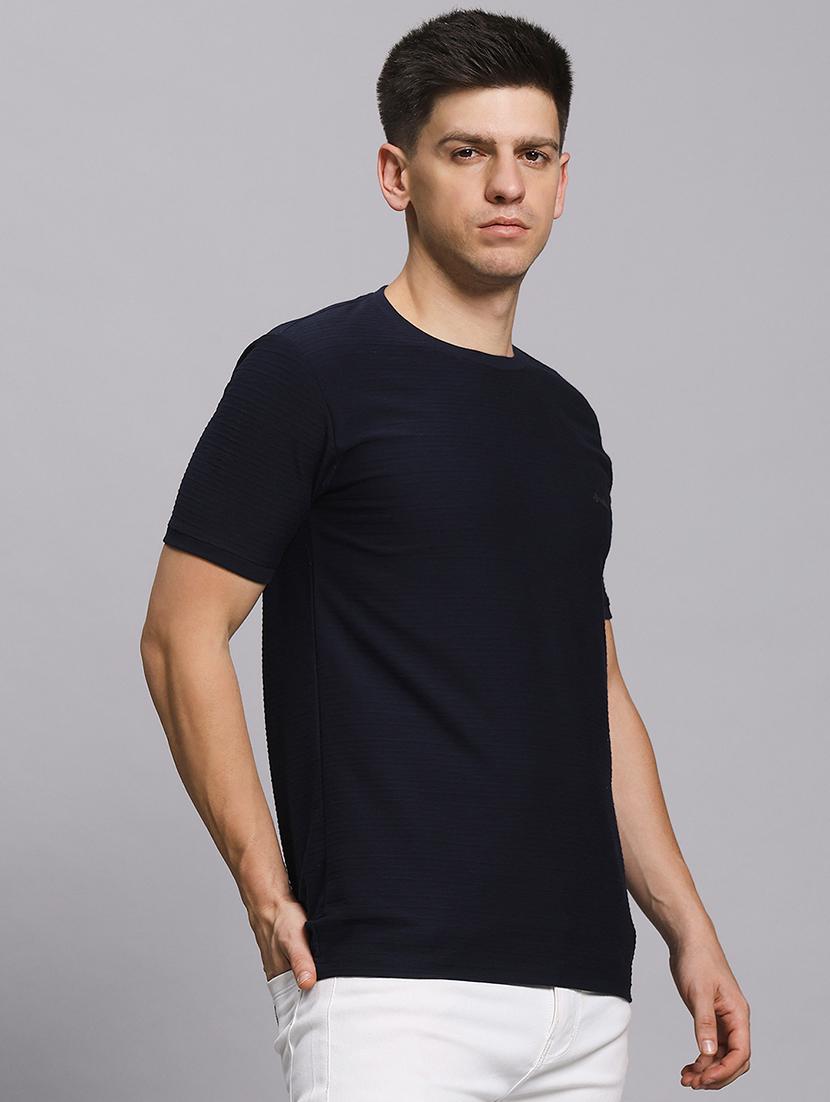 men solid short sleeve slim fit t-shirt - 21955748 - Standard Image - 2