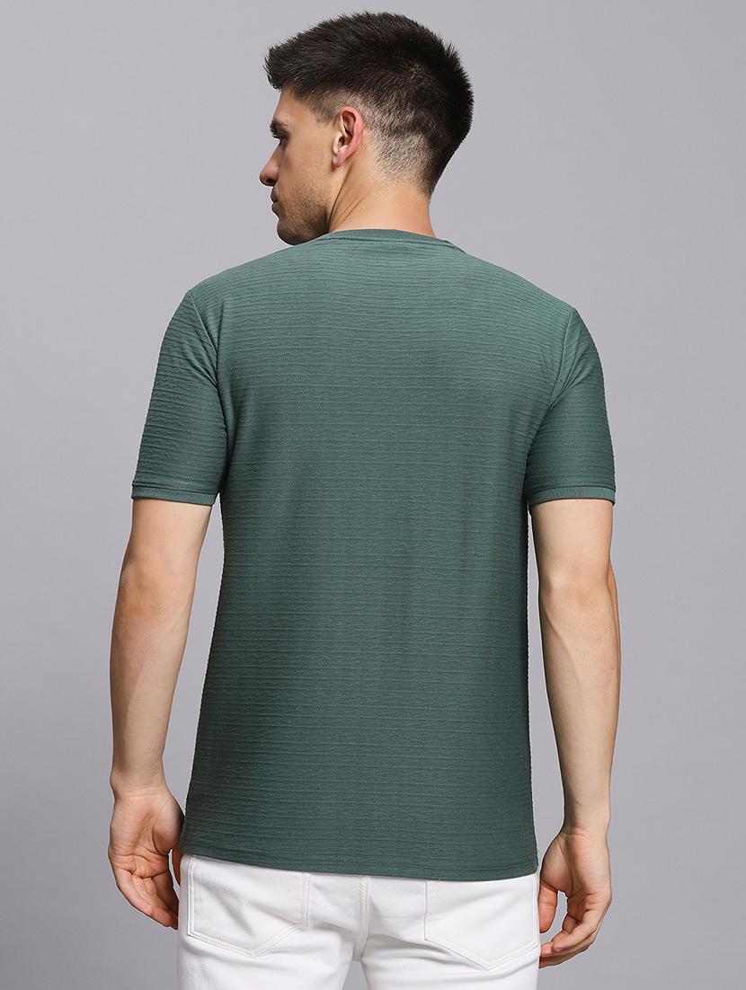 men solid short sleeve regular fit t-shirt - 21955758 - Standard Image - 2