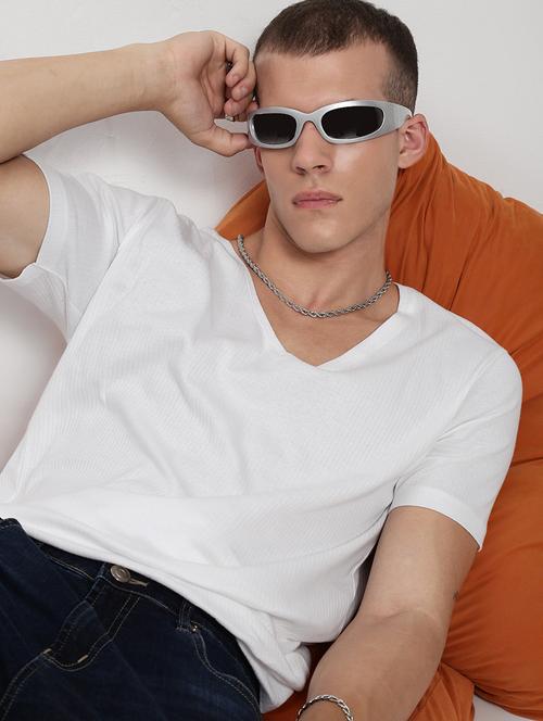 men solid short sleeve loose fit t-shirt - 21955932 -  Standard Image - 0