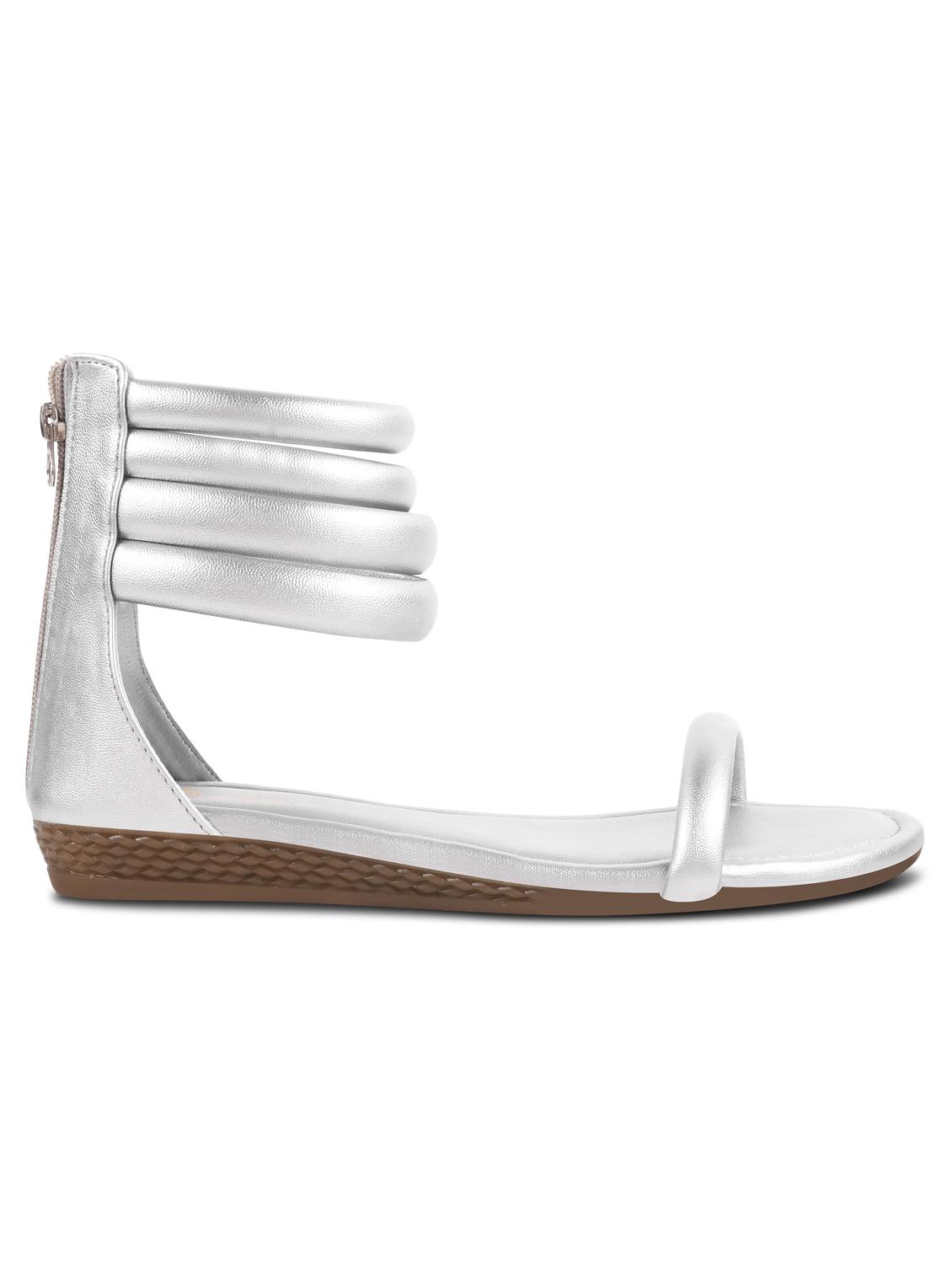 women silver gladiators sandal - 21956064 - Standard Image - 2