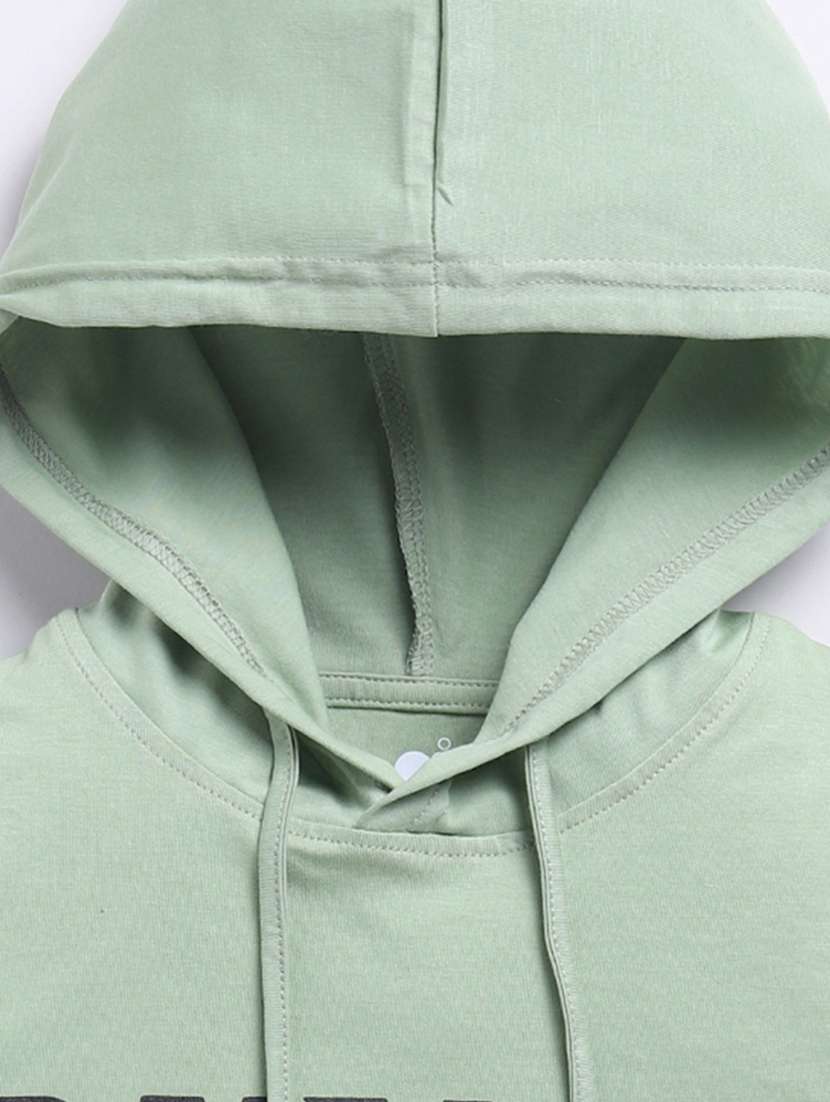 boys printed sleeveless regular fit hooded t-shirt - 21956207 -  Standard Image - 2
