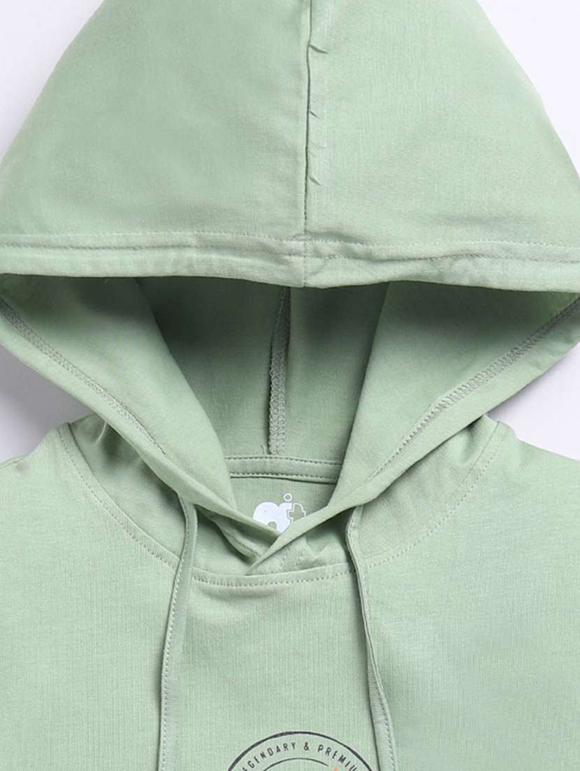 boys printed sleeveless regular fit hooded t-shirt - 21956208 -  Standard Image - 2