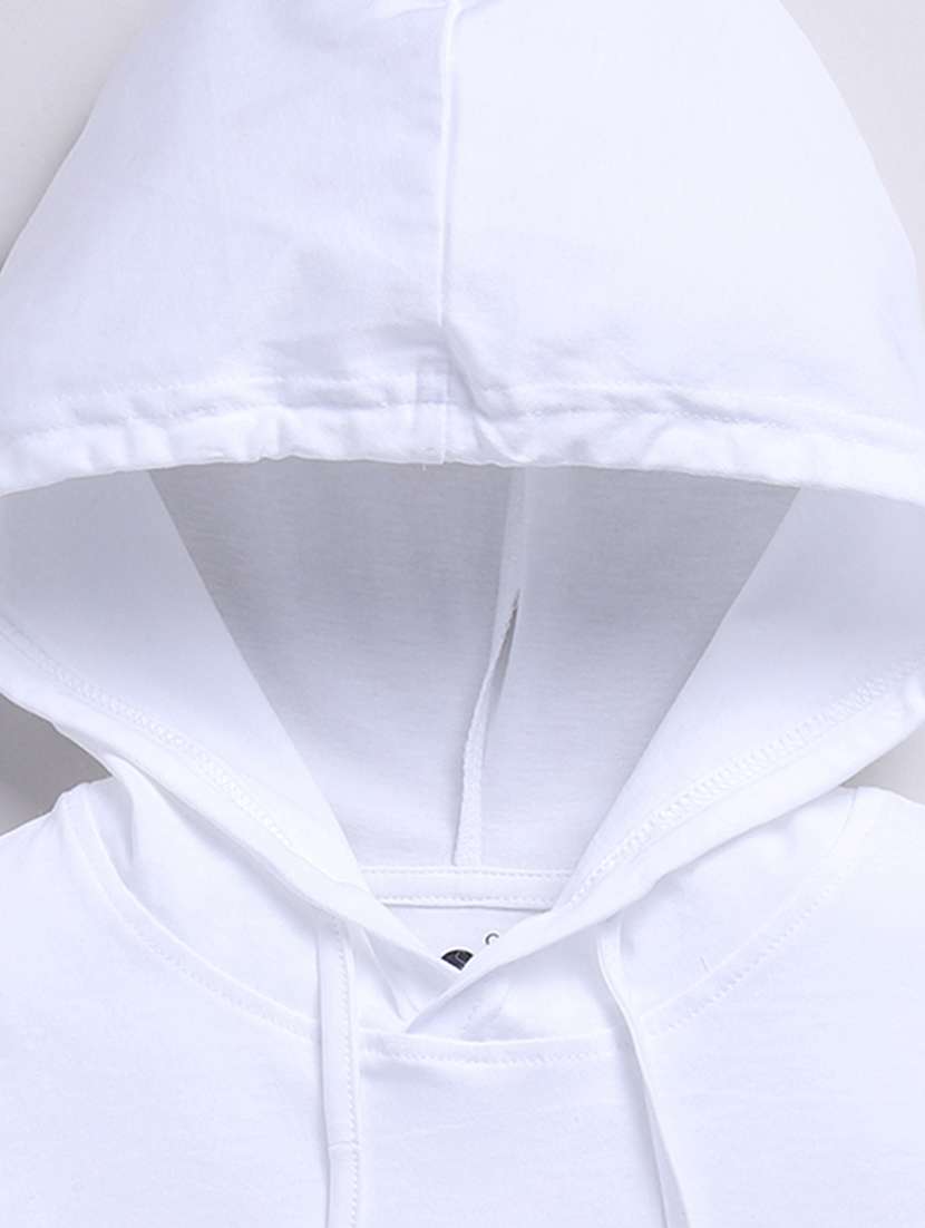 boys printed sleeveless regular fit hooded t-shirt - 21956215 -  Standard Image - 2