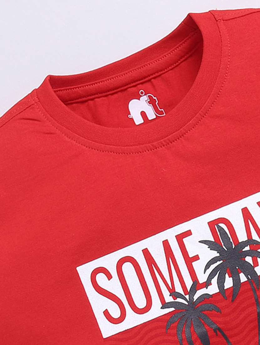 boys printed short sleeve regular fit t-shirt - 21956234 -  Standard Image - 2