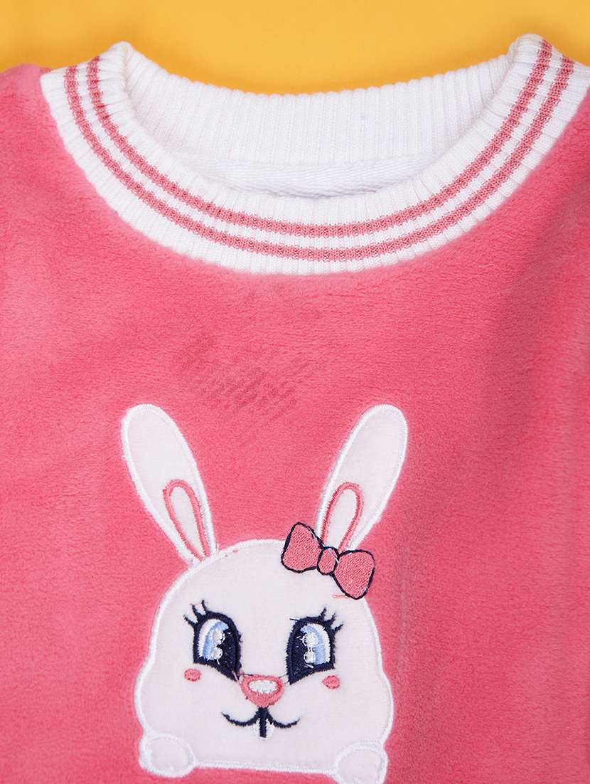 girls patch work long sleeve full length set - 21956357 - Standard Image - 2