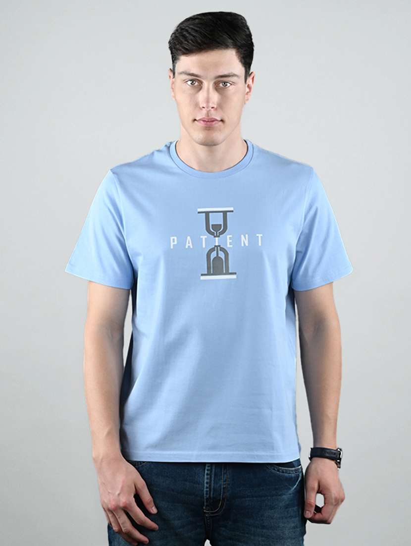 men printed shrort sleeve regular fit t-shirt