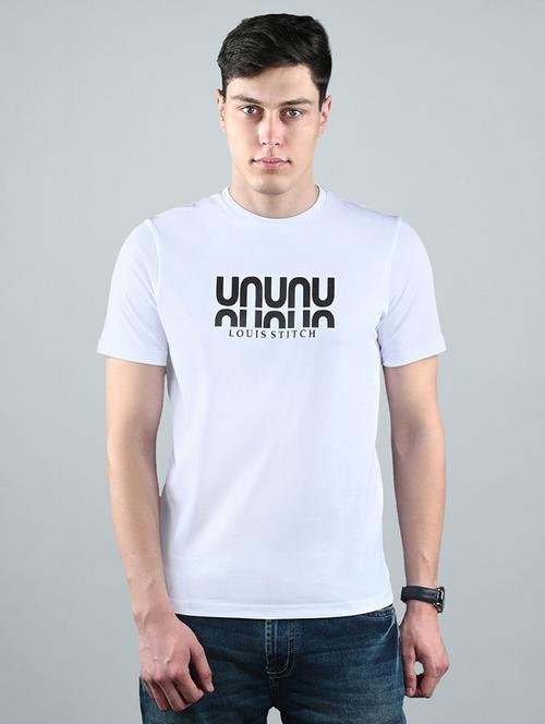 men printed shrort sleeve regular fit t-shirt - 21956383 - Standard Image - 0