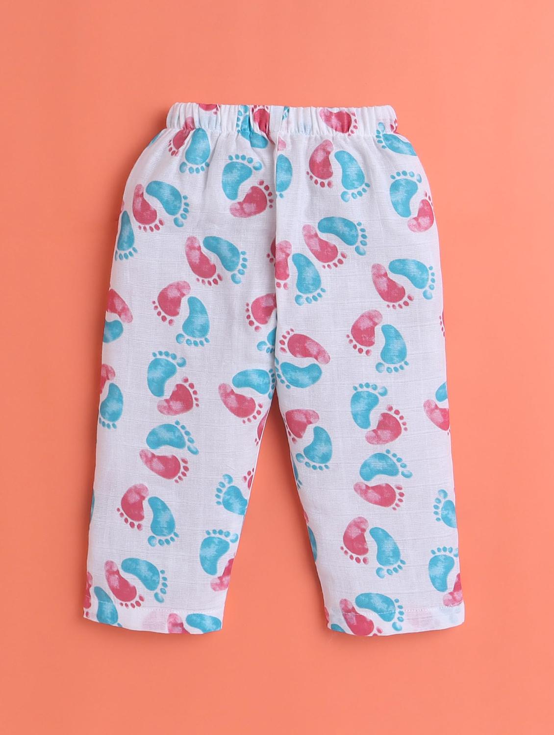 kids printed short sleeve night suit - 21956462 - Standard Image - 2