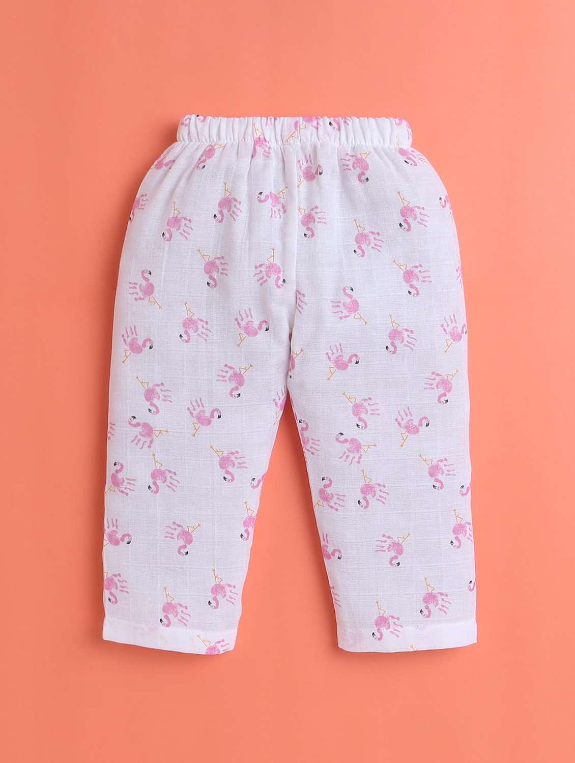 kids white printed short sleeve night suit - 21956467 -  Standard Image - 2