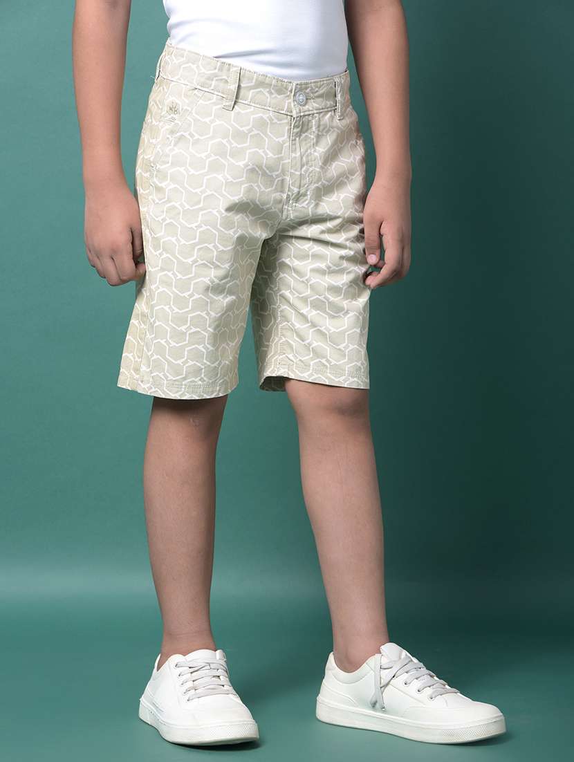 boys printed mid rise regular fit shorts  - 21956708 -  Standard Image - 2
