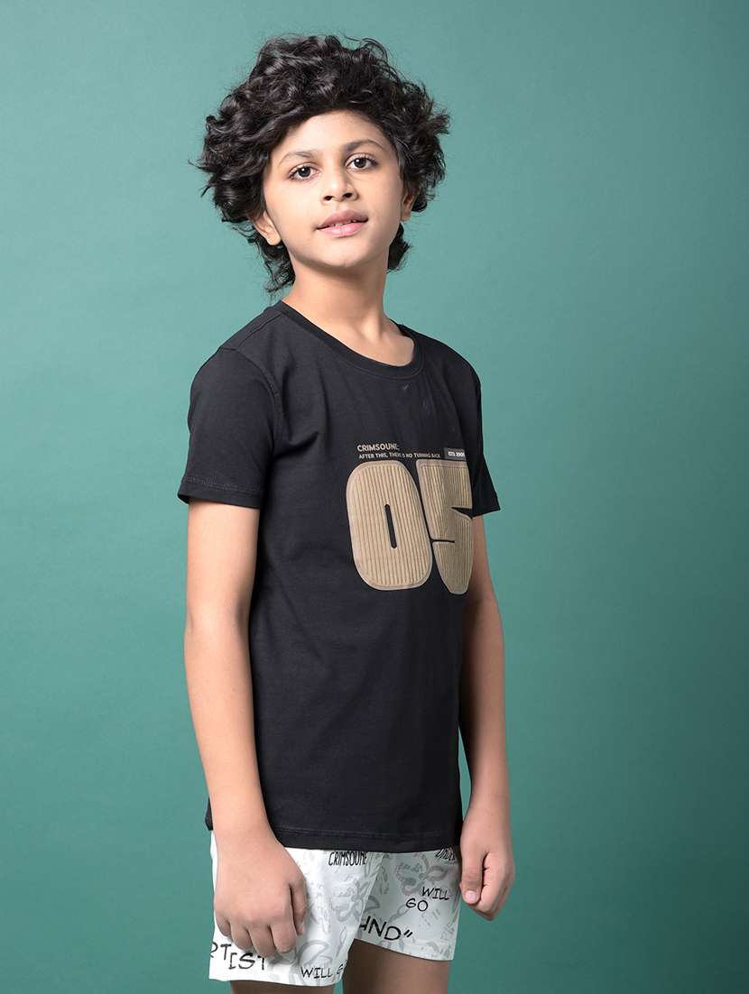 boys printed short sleeve regular fit t-shirt - 21956755 -  Standard Image - 2