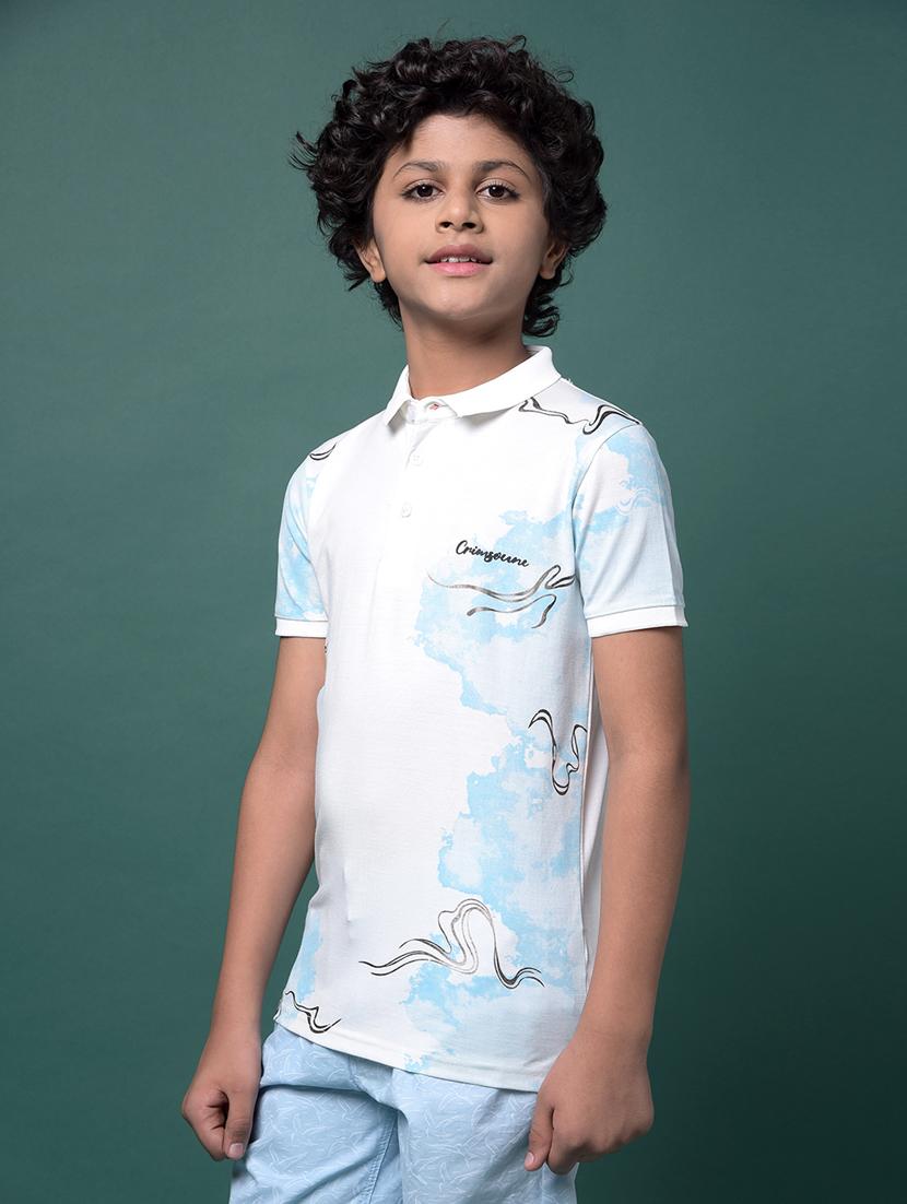boys printed short sleeve regular fit polo t-shirt - 21956759 - Standard Image - 2