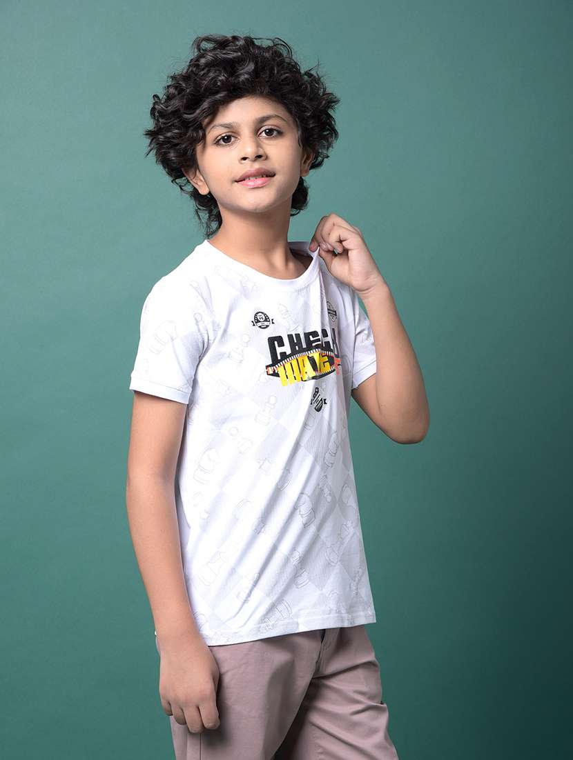 boys printed short sleeve regular fit t-shirt - 21956763 -  Standard Image - 2