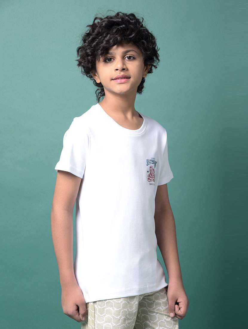 boys printed short sleeve regular fit t-shirt - 21956764 -  Standard Image - 2