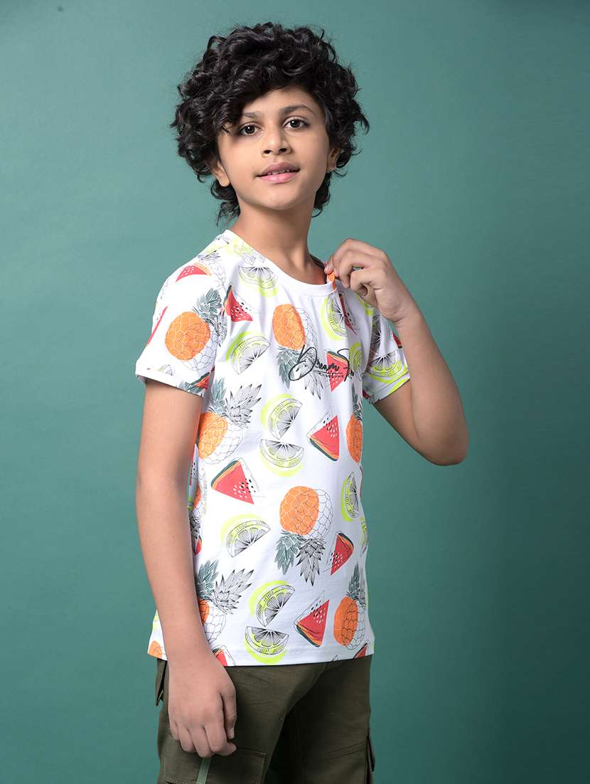 boys printed short sleeve regular fit t-shirt - 21956772 -  Standard Image - 2