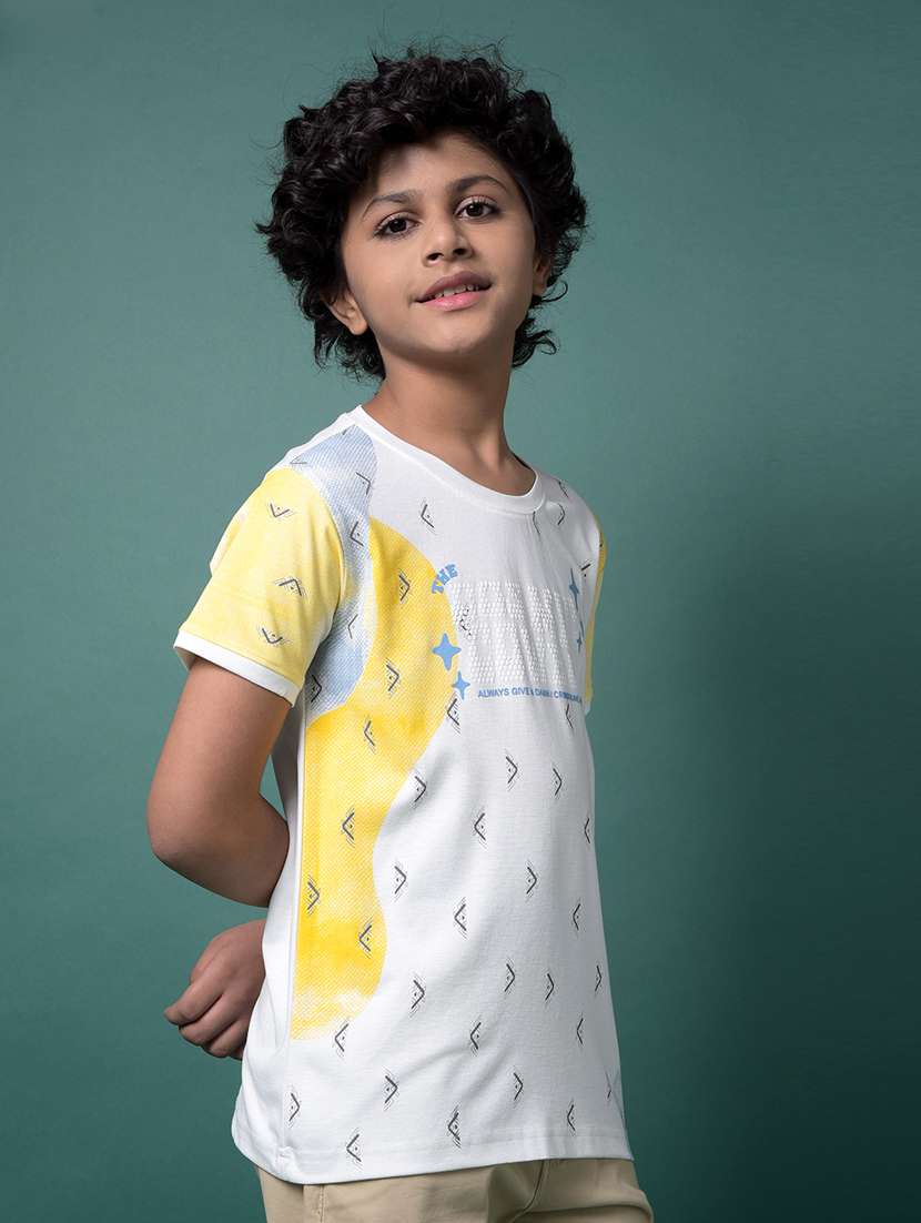 boys printed short sleeve regular fit t-shirt - 21956775 -  Standard Image - 2