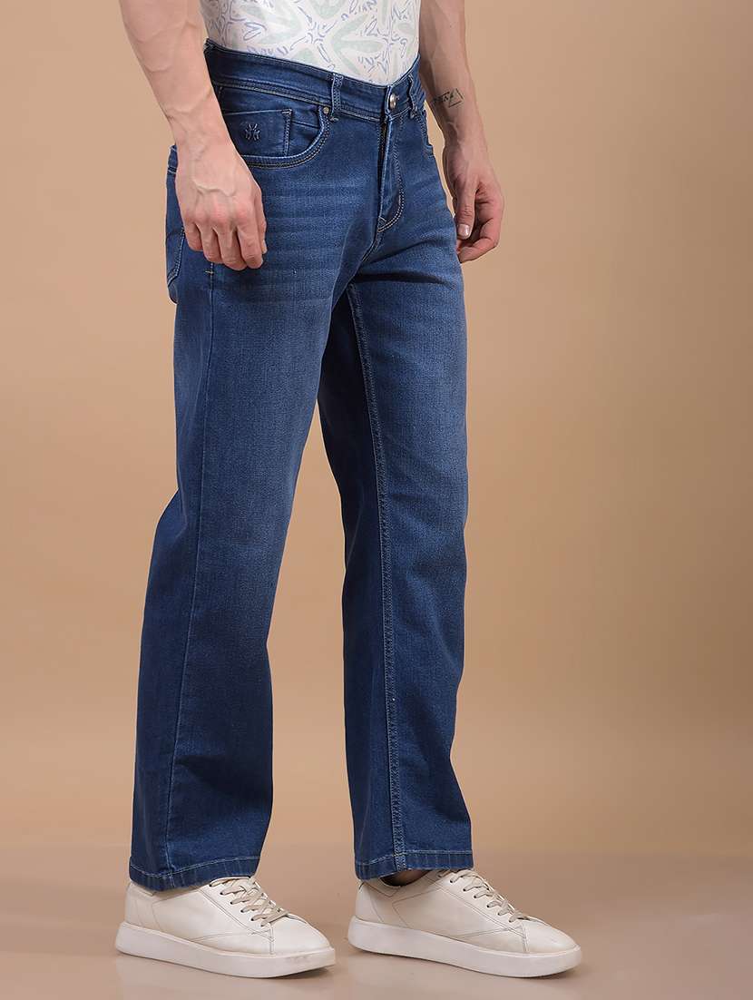 men washed mid rise full length jeans - 21956811 -  Standard Image - 2