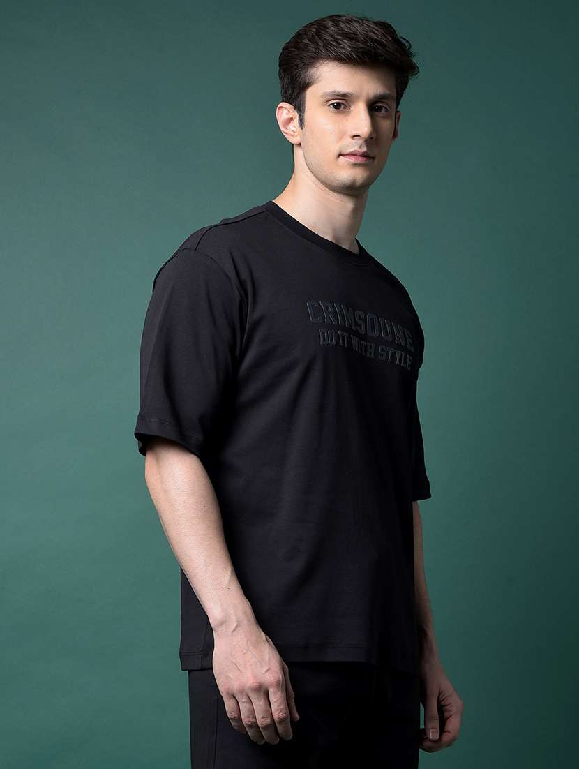 men chest print short sleeve regular fit t-shirt - 21956891 -  Standard Image - 2