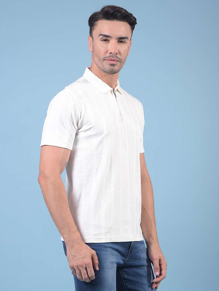 men striped short sleeve slim fit polo t-shirt - 21956898 -  Standard Image - 2