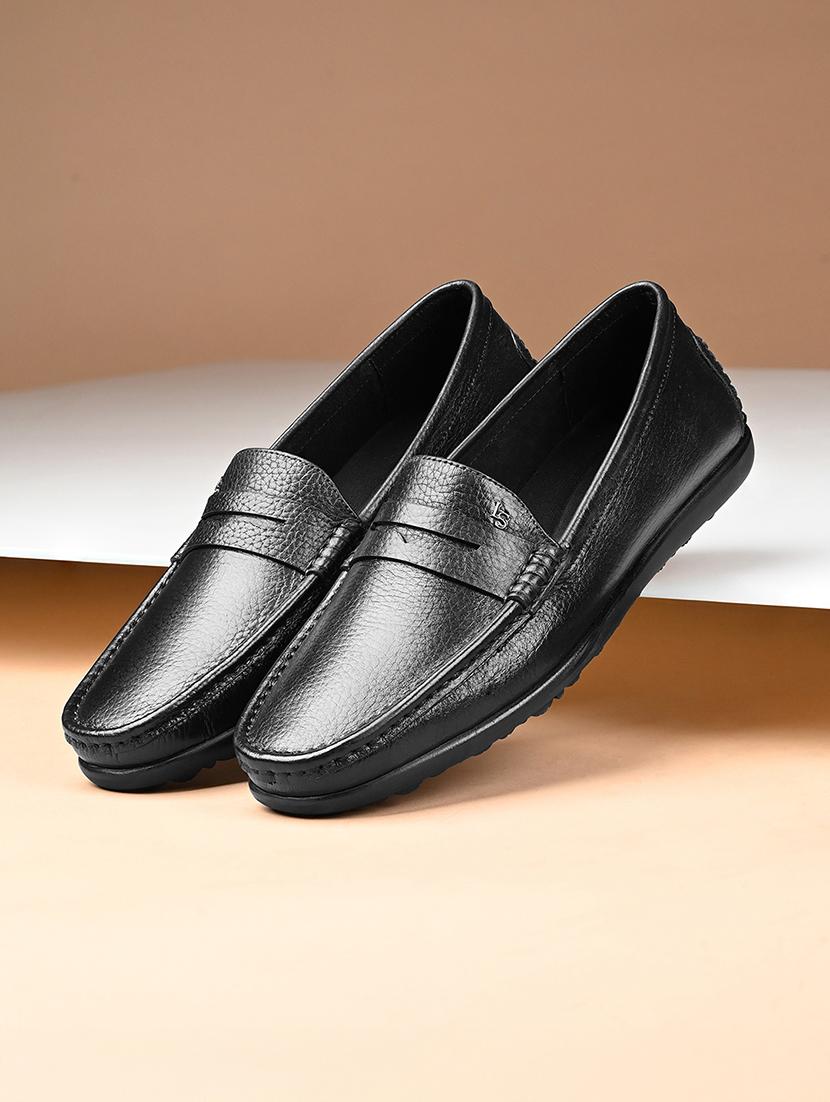 men black slip on formal shoe - 21956956 - Zoom Image - 0