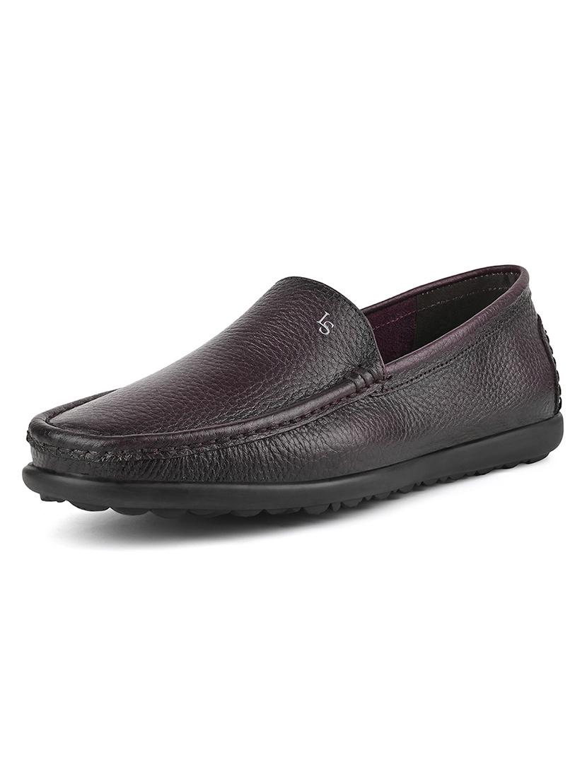 men brown slip on loafer - 21956957 - Standard Image - 2