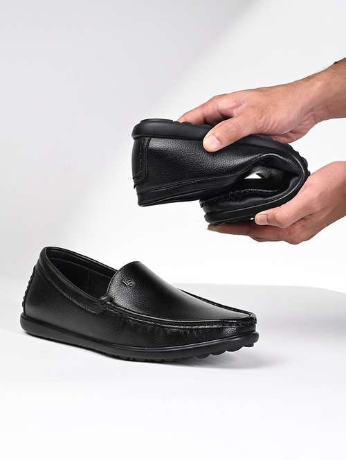 men black slip on loafer - 21956958 - Standard Image - 0