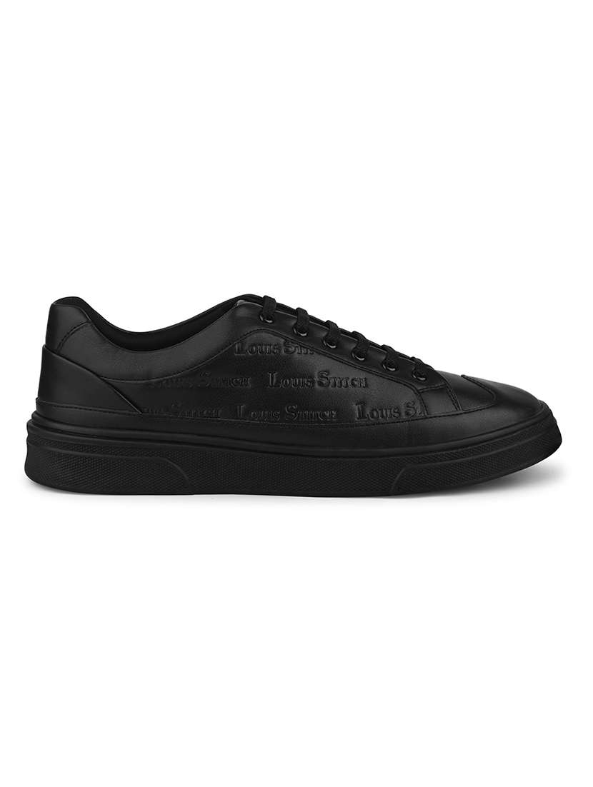 men black lace up sneaker - 21956993 -  Standard Image - 2