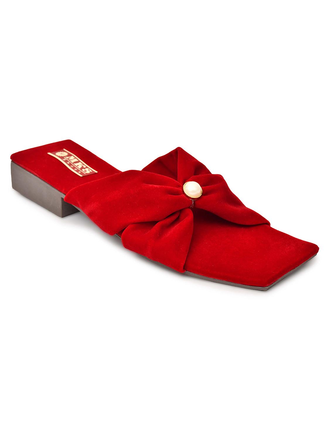 women embellished slip on flat sandal - 21957099 -  Zoom Image - 0