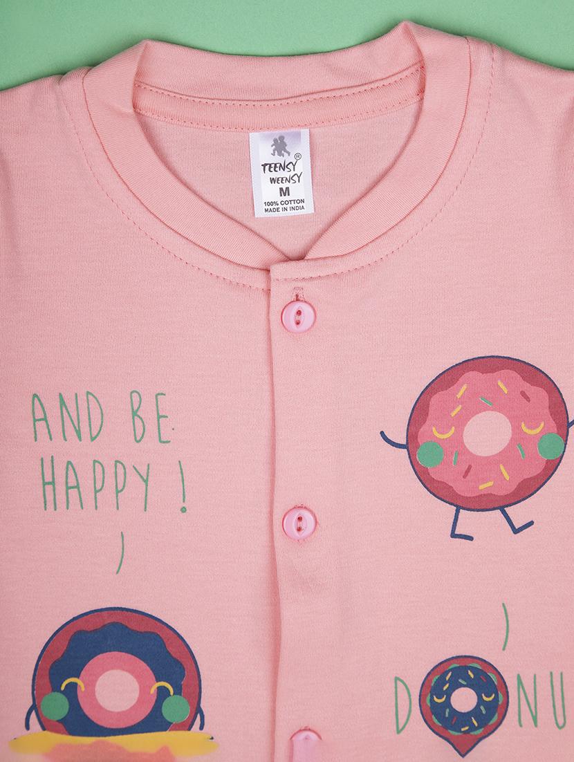 kids printed t-shirt and shorts co-ord set - 21957364 - Standard Image - 2
