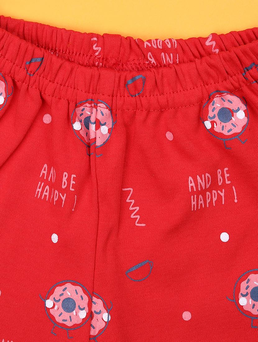 kids printed t-shirt and shorts co-ord set - 21957366 - Standard Image - 2