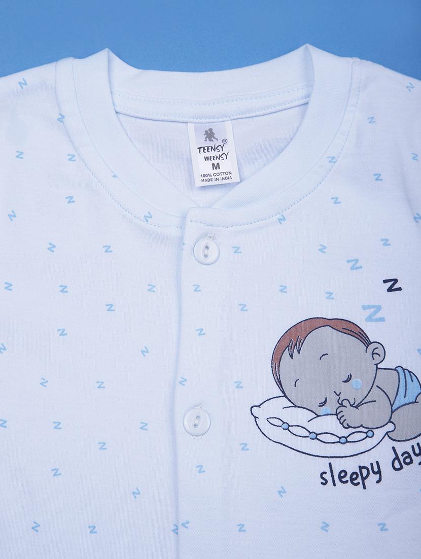 kids printed t-shirt and shorts co-ord set - 21957369 - Standard Image - 2