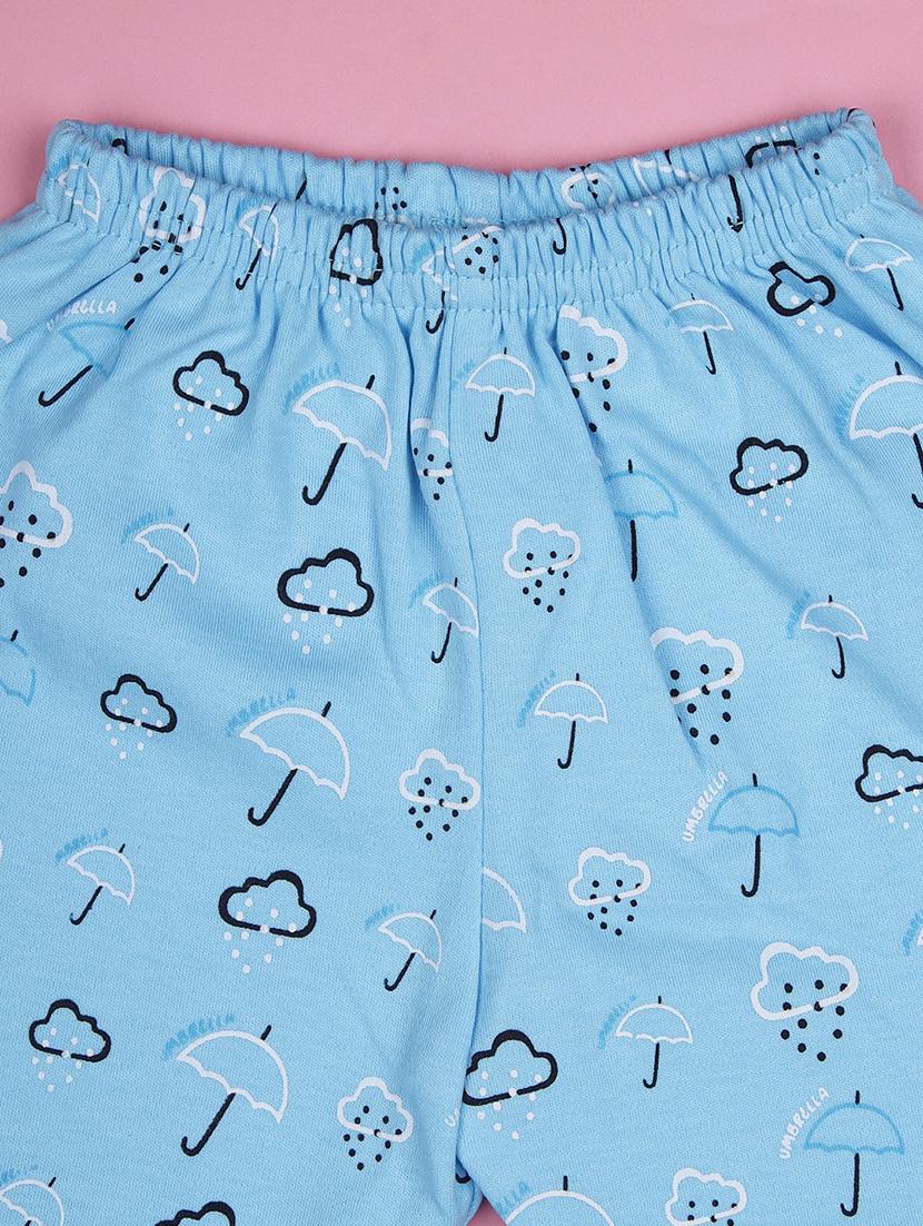 kids printed t-shirt and shorts co-ord set - 21957478 - Standard Image - 2