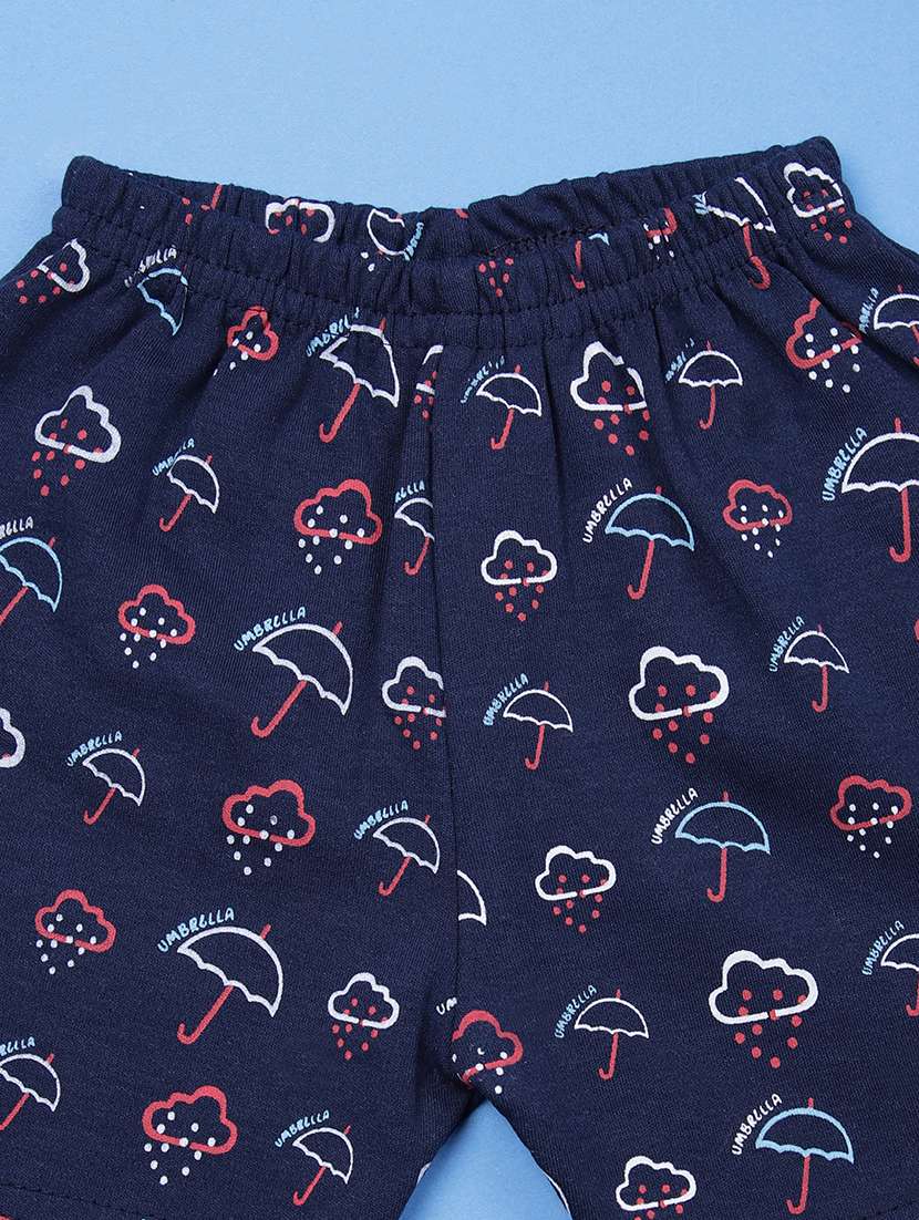 kids printed t-shirt and shorts co-ord set - 21957483 - Standard Image - 2