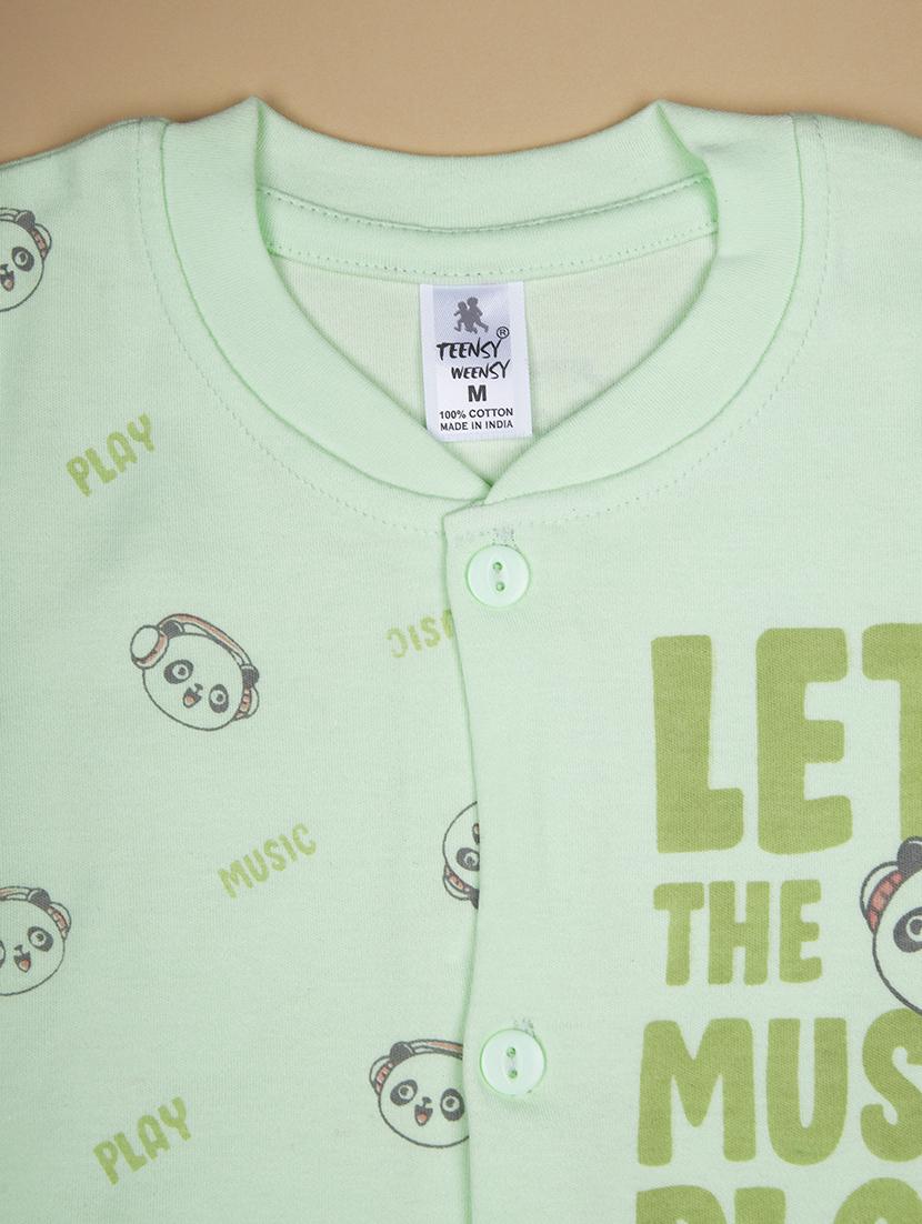 kids printed t-shirt and shorts co-ord set - 21957556 - Standard Image - 2