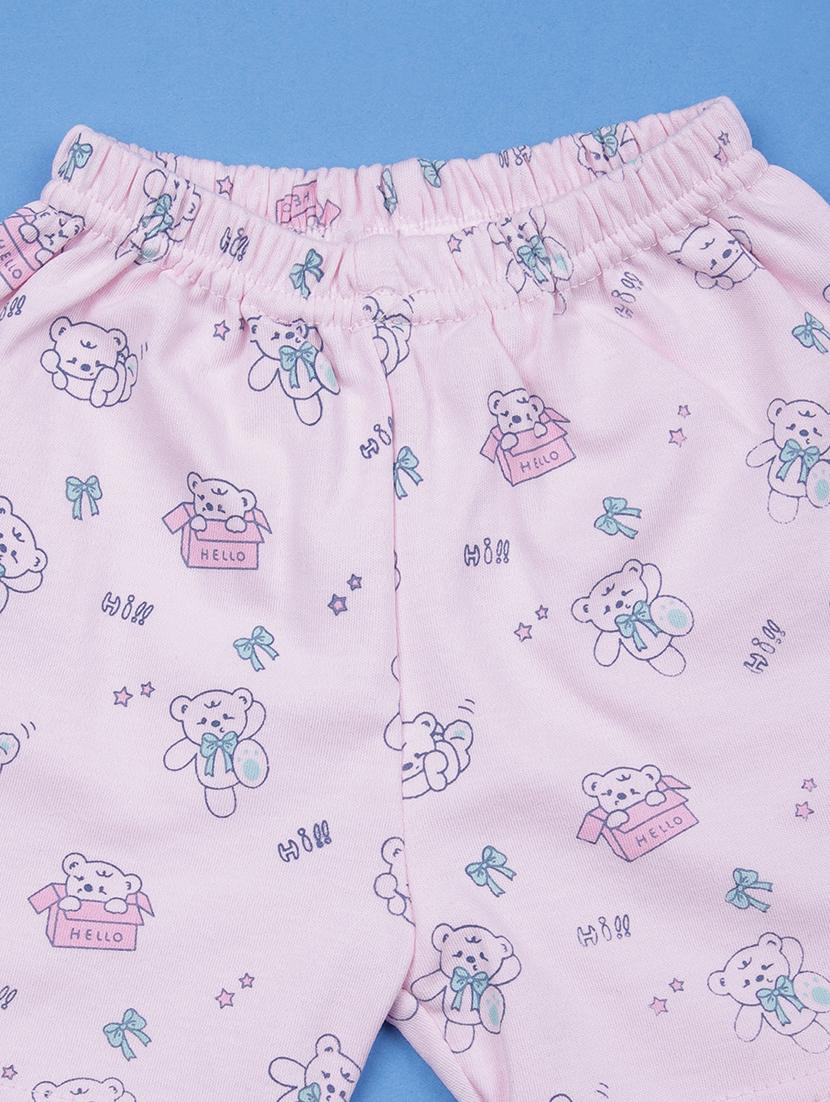 kids printed t-shirt and shorts co-ord set - 21957575 - Standard Image - 2