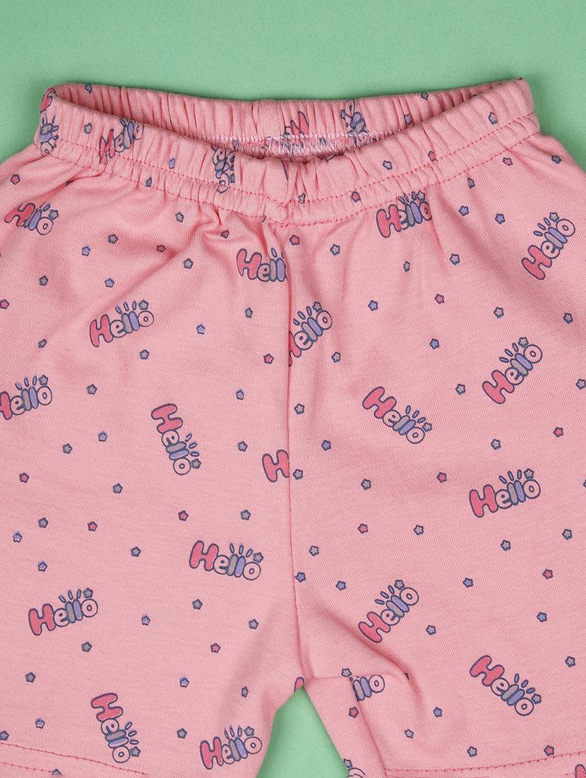 kids printed t-shirt and shorts co-ord set - 21957579 - Standard Image - 2